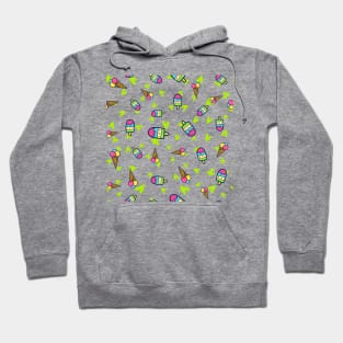 Ice cream & Popsicles - Doodle Hoodie